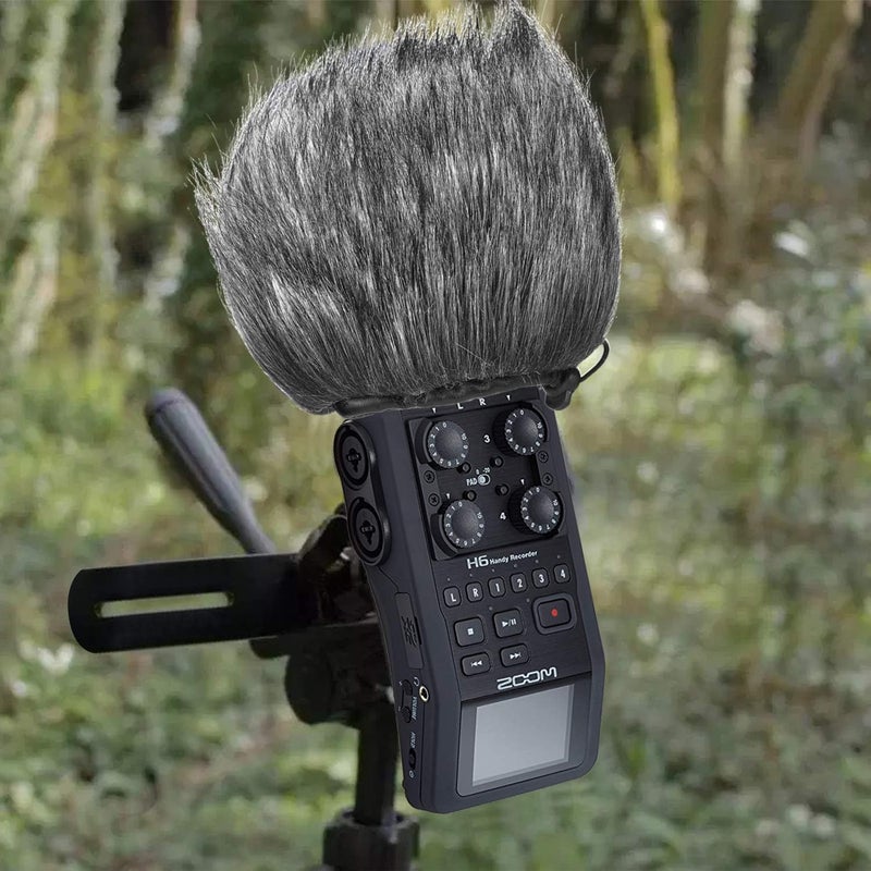 SUNMON H5، H6 ميكروفون عازل للرياح يناسب مسجل الصوت المحمول Zoom H5 H6 - Image 5